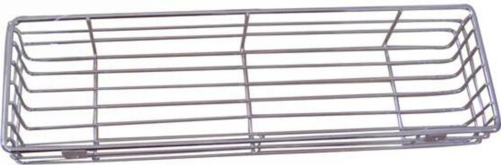 ripiano rettangolare in filo metallico 40 x 12 x 6 cm Immagine del prodotto 