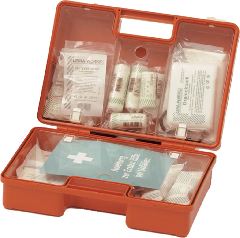 LEINA Erste Hilfe Koffer SAN Inhalt DIN 13169 orange