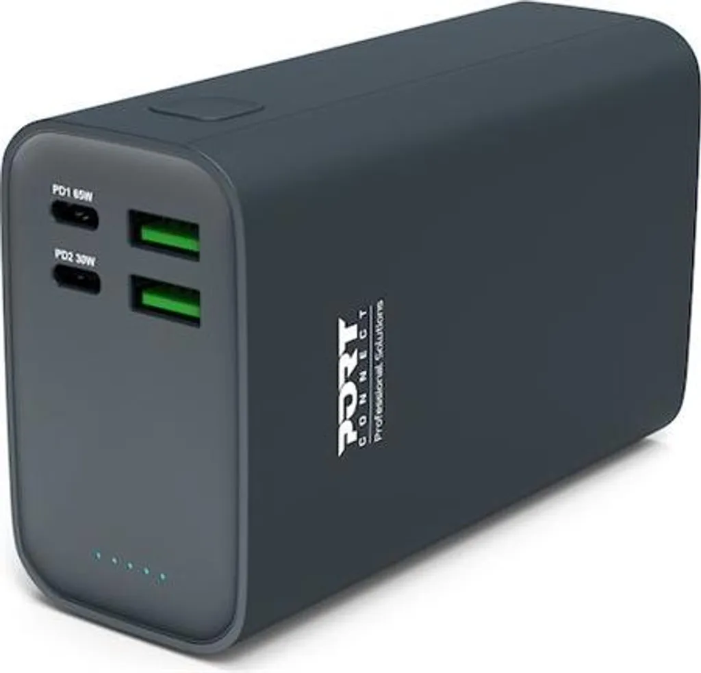 PORT CONNECT Powerbank 26 800 mAh PD 65W - Batterie Externe PC Portable