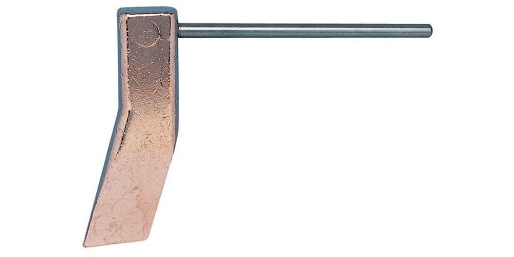 Kupferstck Hammerform, gekrpft 350 g