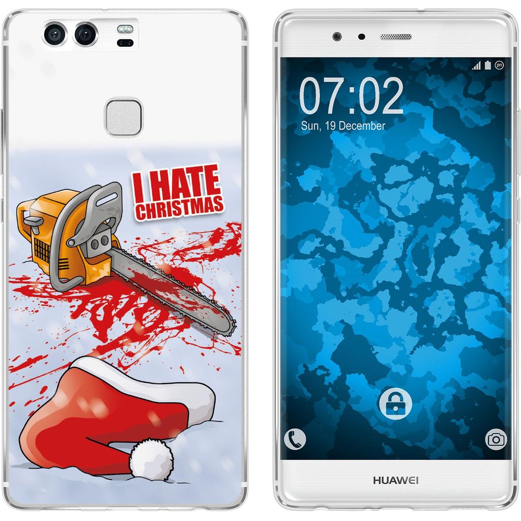 PhoneNatic Case kompatibel mit Huawei P9 Silikon-Hülle X Produktbild 