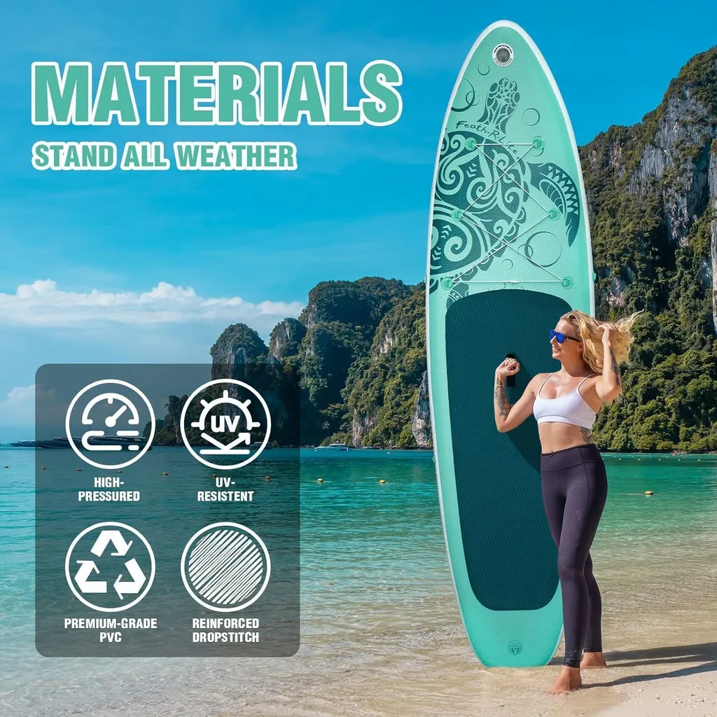 Planche de paddle gonflable SUP polyvalente avec accessoires complets - 3