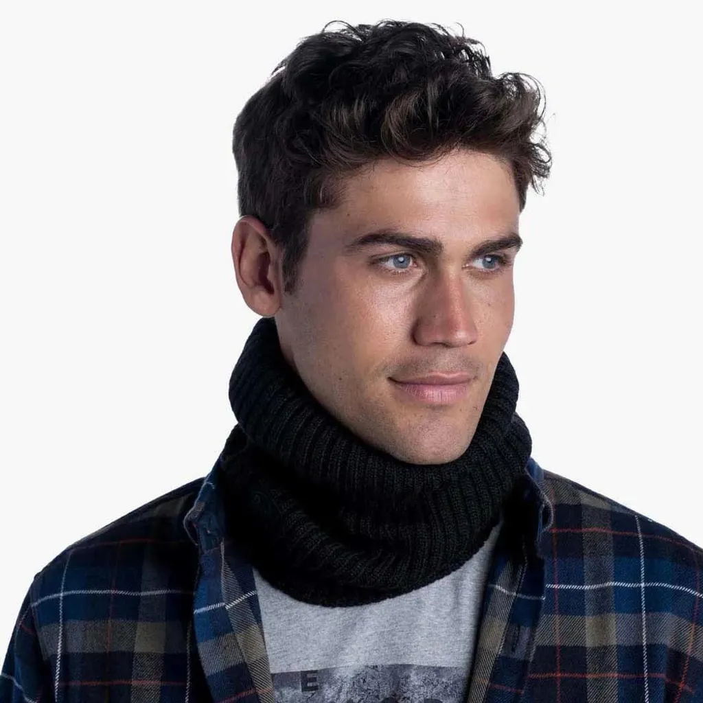 BUFF Norval Cache-Col Tricoté Graphite - Idéal Ski et Sorties Hiver - 9