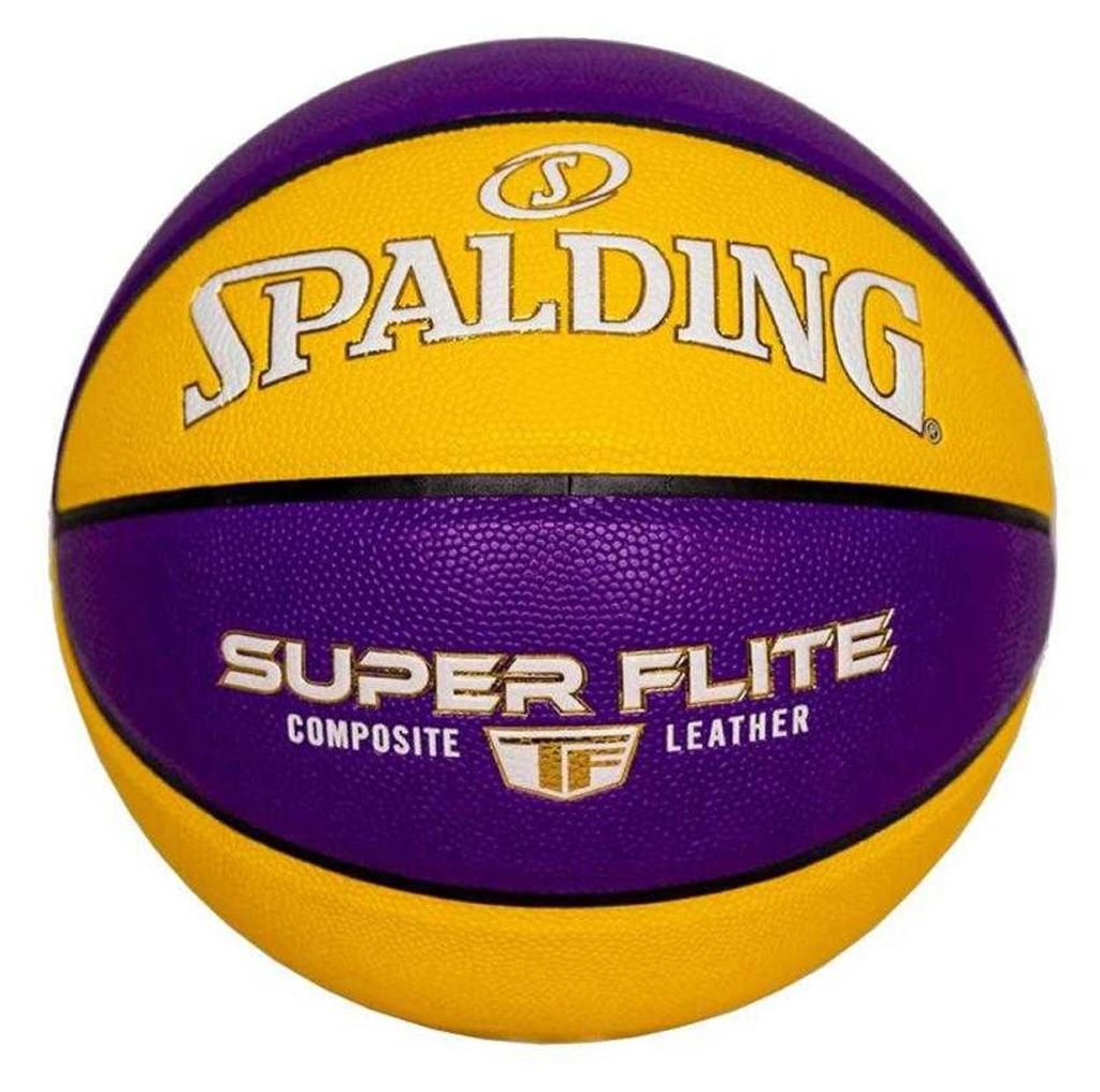 Spalding - "Super Flite" Basketball PP7120 (7) (Veilchen/Gelb)