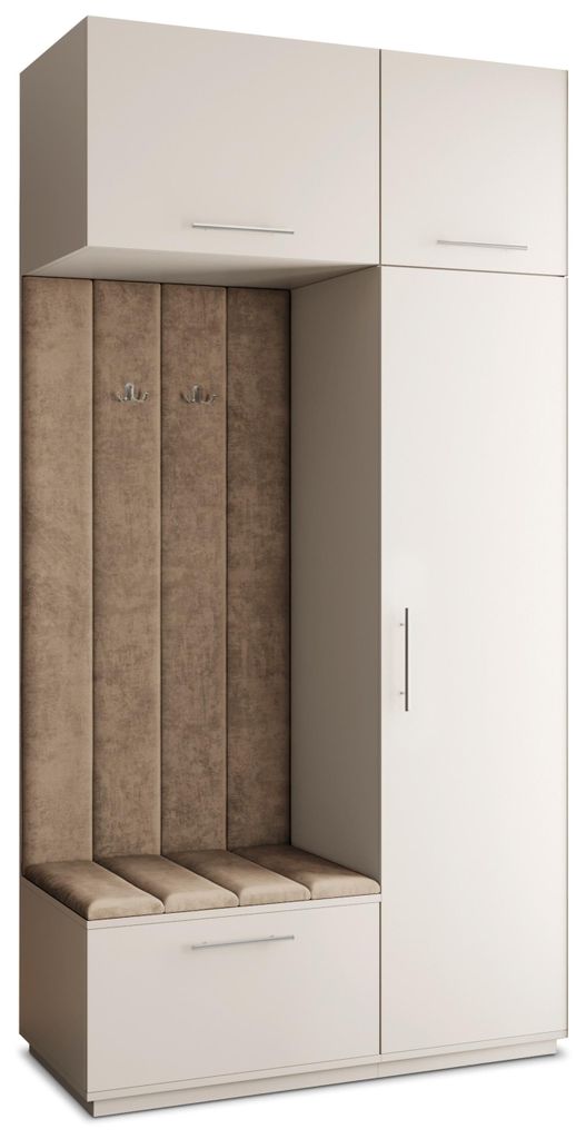 Masseno Garderobe-Set REMA 120/240/60 cm Modern Produktbild 