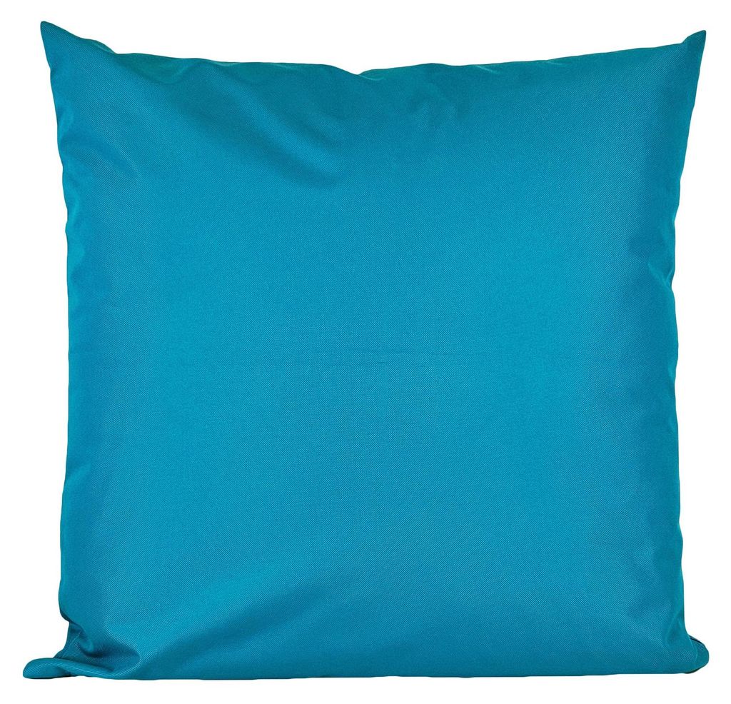 JACK 1x 60x60cm Outdoor Kissenhülle Bezug Kissen Hülle Lounge Garten Einfarbig, Farbe:Petrol