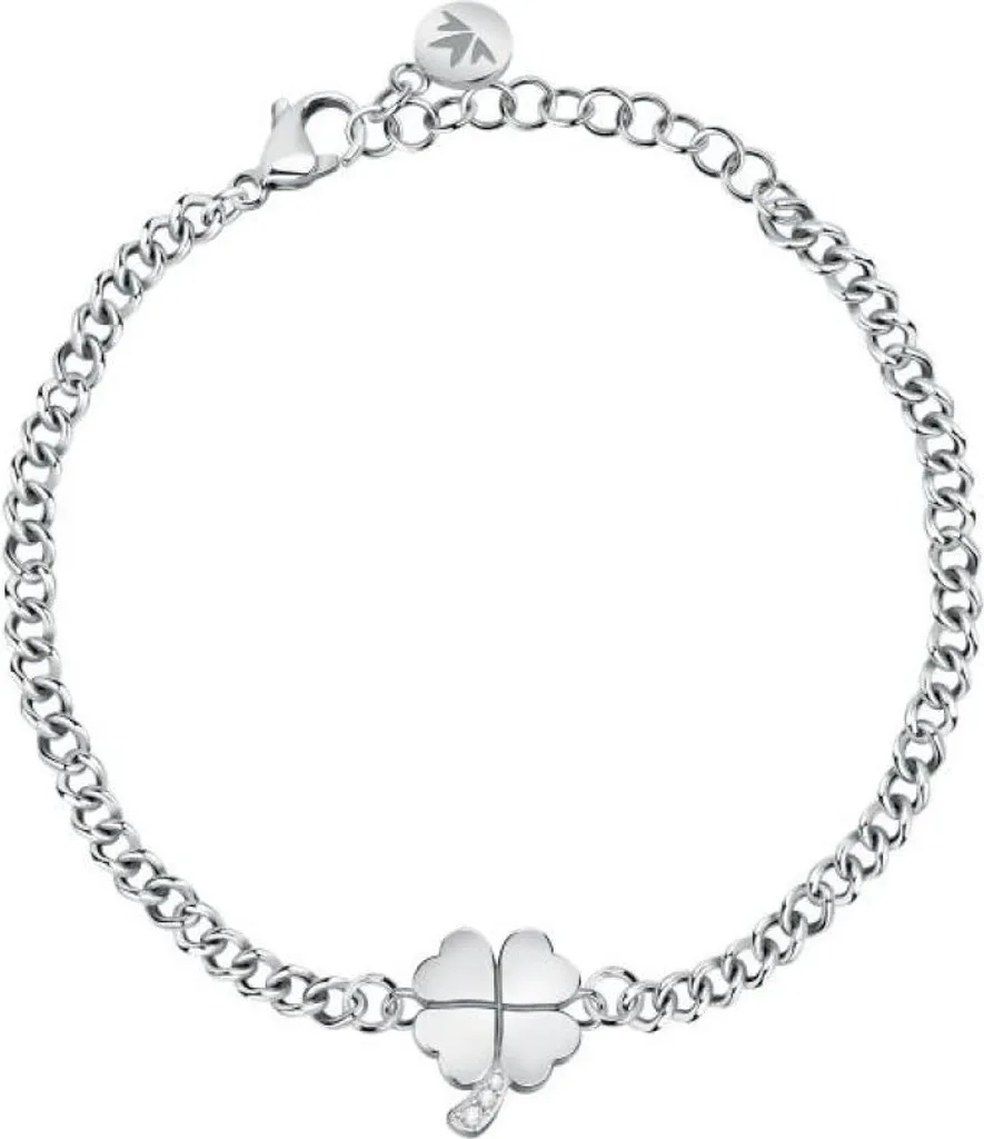 Bracelet Maia SAUY12 acier chirurgical - Éclat argenté et maille fluide