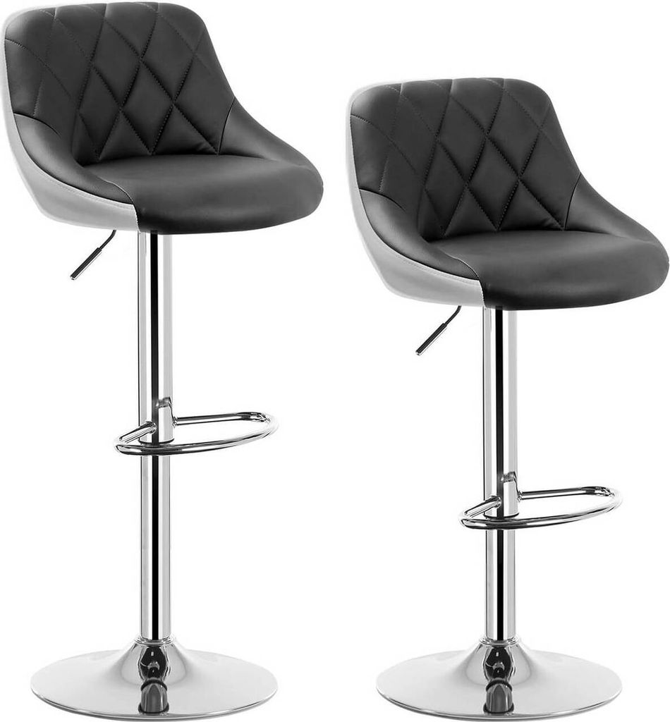 WOLTU 2 x Barhocker, aus Kunstleder, Gestell aus Produktbild 