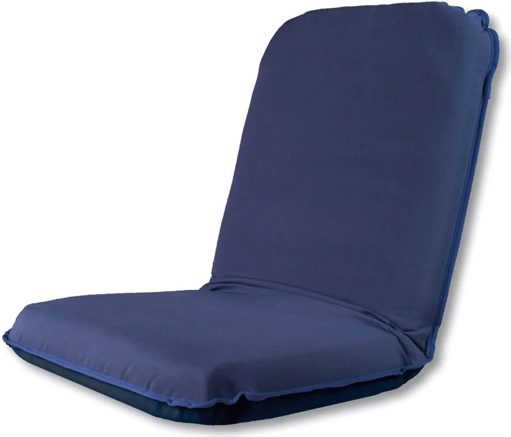 Coussin de Dossier Comfort Seat Bleu 100 x 48 cm pour Plage et Navigation