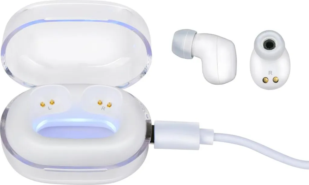 Casque Bluetooth pour Sport et Appels Grundig Intra-auriculaire Blanc
