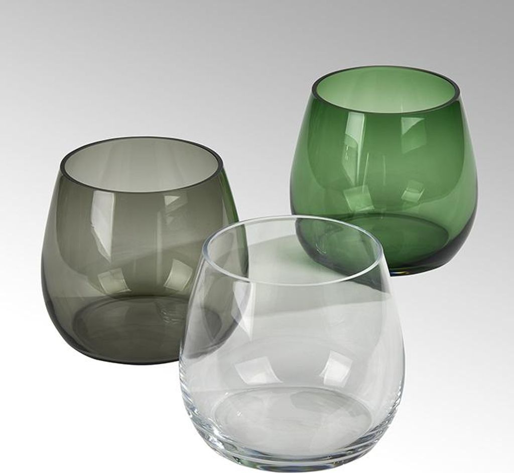 Lambert Selma Vase Glas H 16 D 16 cm, Klarglas 60016835