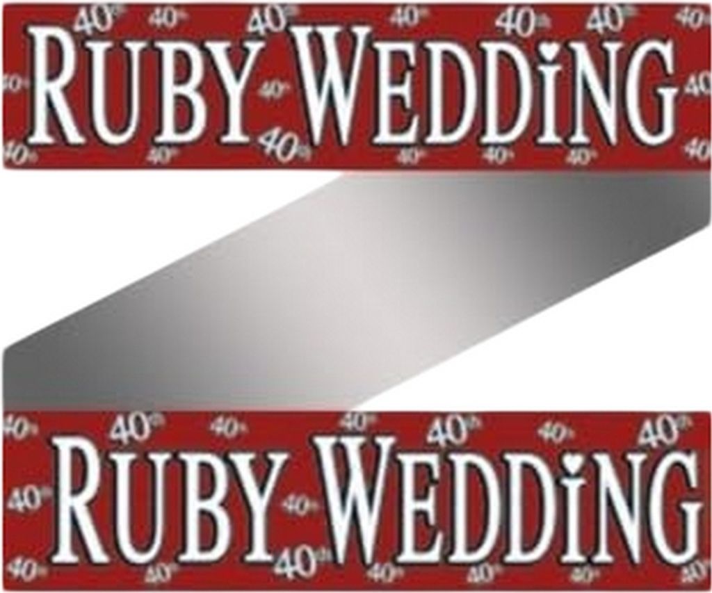 Floso - holografisches Design - Fahne, Folie, Hochzeitstag SG38383 (Einheitsgröße) (Rot)