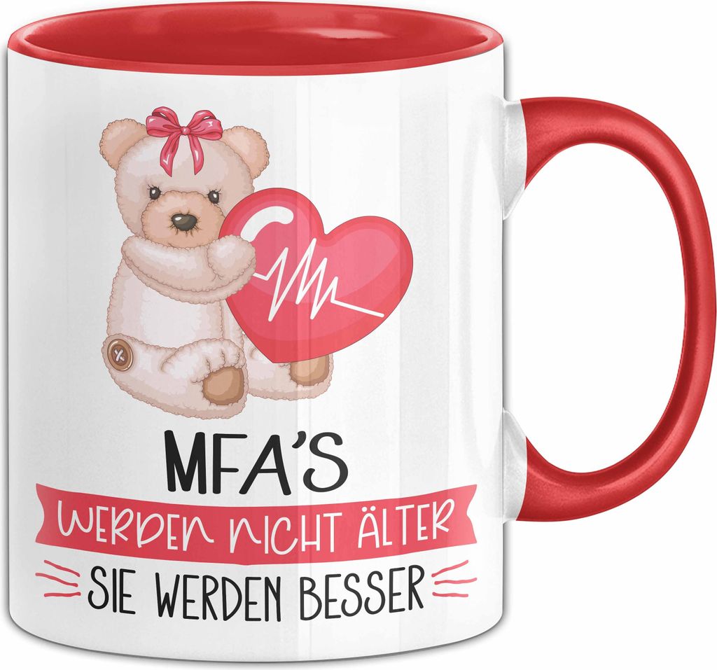 Mfa'S Medizinische Fachangestellte Werden Nicht Älter Sie Werden Besser Mfa Geschenk Tasse Lustiger Spruch (Rot)