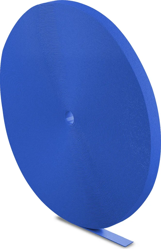 Label-The-Cable LTC PRO 1250 - Rouleau de Velcro double face 25m Bleu - 2