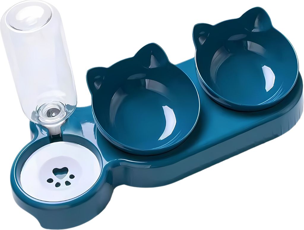 Set di ciotole per alimenti con dispenser d'acqua integrato Immagine del prodotto 