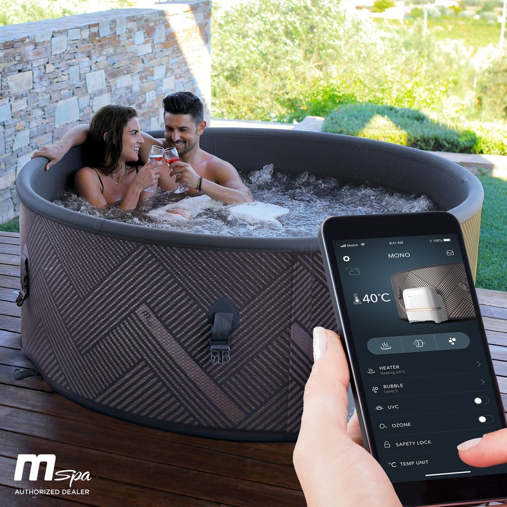 MSpa Whirlpool aufblasbar MONO 6 Personen