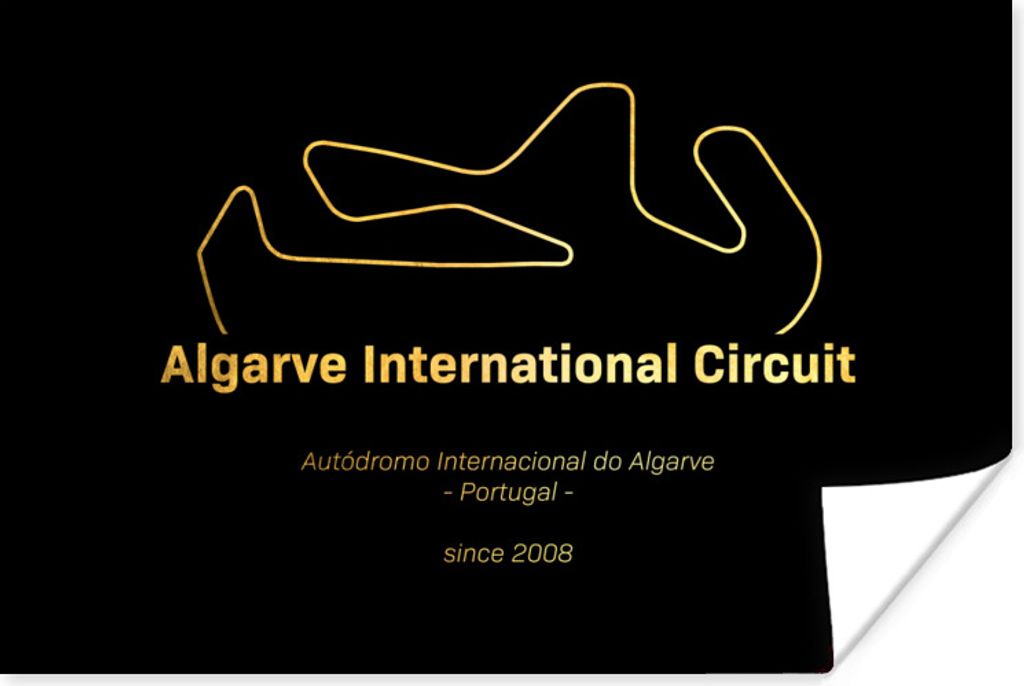 MuchoWow Poster Portugal - F1 - Rennstrecke 30x20 cm - Plakate - Print