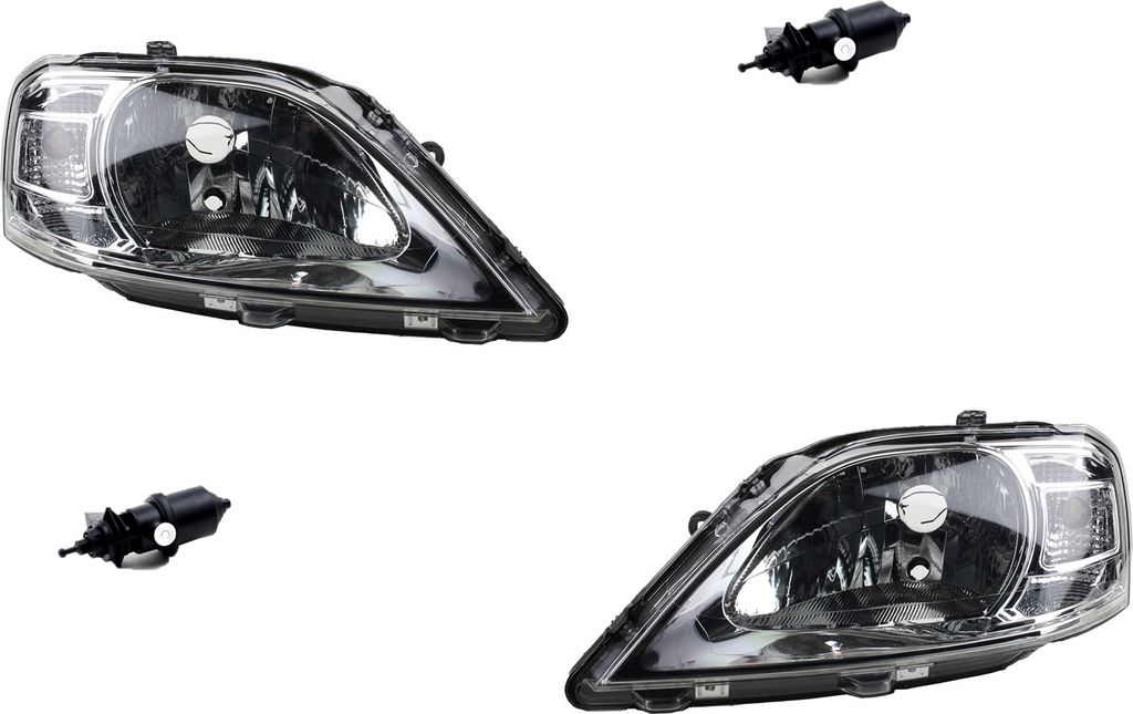 Johns, Scheinwerfer Frontscheinwerfer passend für Dacia Logan 06/08- L+R mit Stellmotor 8200744753 8200744754 8200211014 7700421671 6001546791