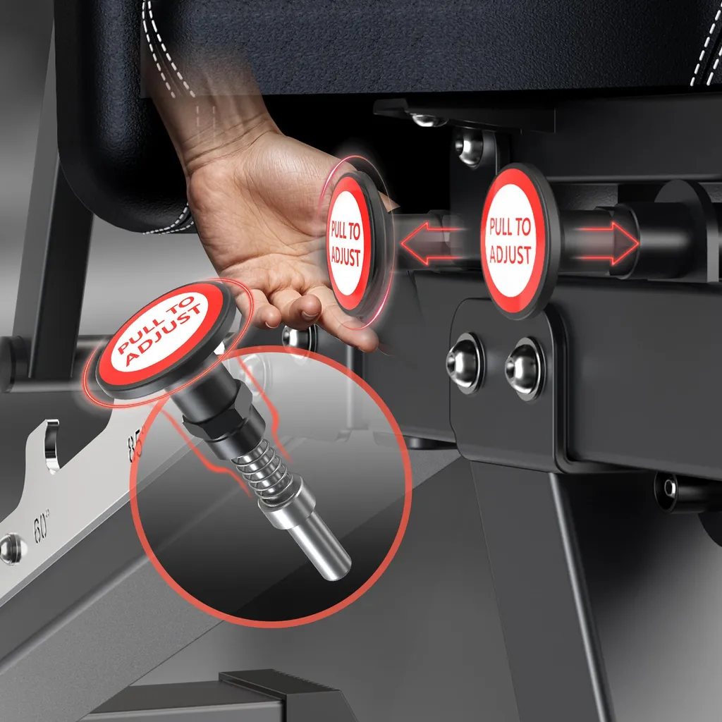 Banc de poids pliable multiposition pour musculation à la maison noir - 4