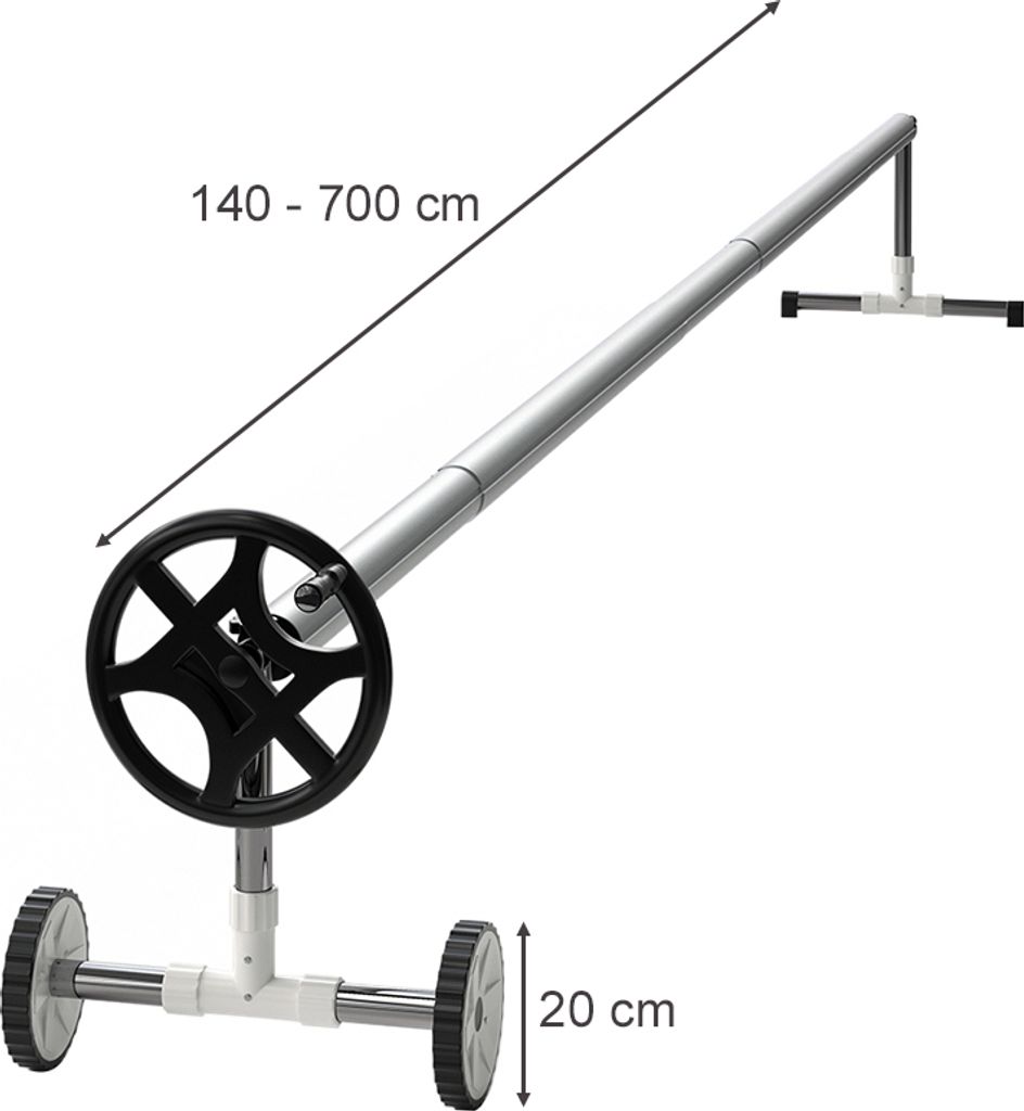 OK-Living Poolaufroller , 520 cm, Silber Produktbild 3
