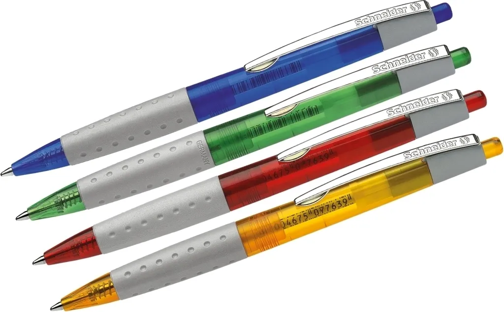 Schneider LOOX Stylo Bille Ergonomique Encre Bleue avec Grip Souple x20