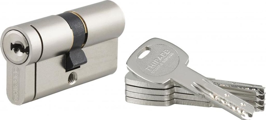 Cylindre de serrure double entrée Transit 2, 30x30mm, Image du produit 