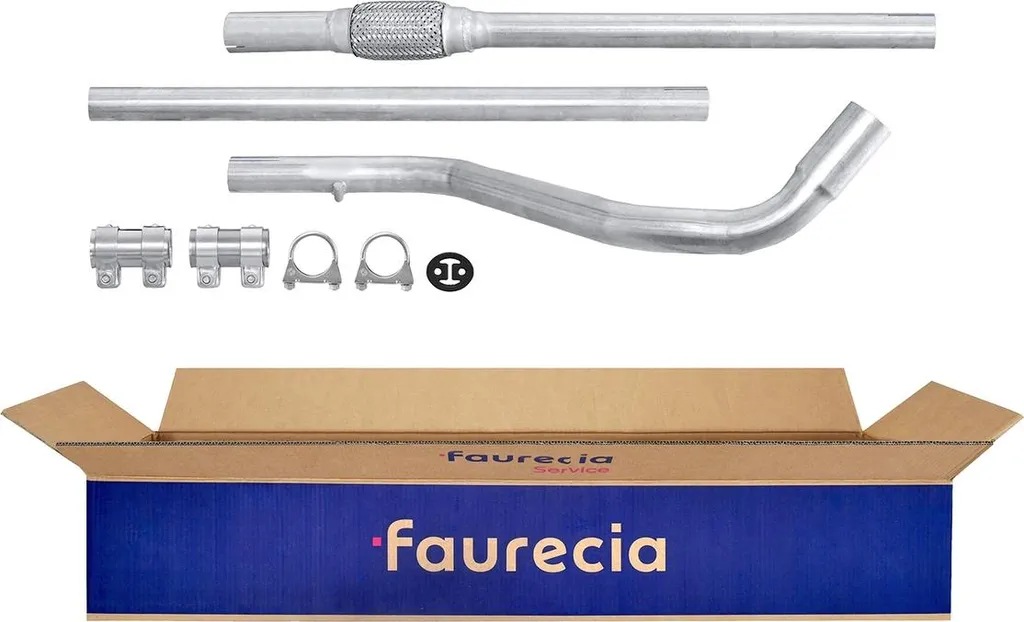 Echappement central Fiat Panda Faurecia haute résistance à la corrosion