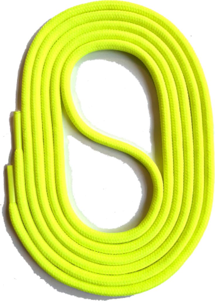 SNORS Schnürsenkel rund - NEONGELB - 3mm - 60cm Produktbild 