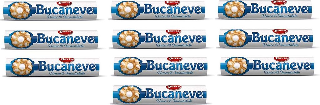 10x Doria Kekse Bucaneve Butterkeks kekse mit Zucker 200g cookies biscuits snack