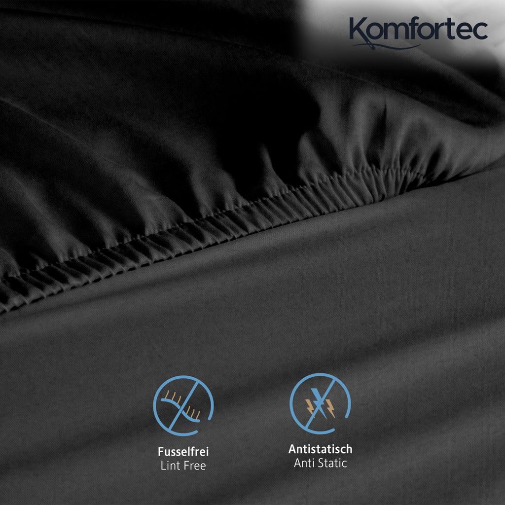 Komfortec Spannbettlaken 140x200 cm, Bettlaken Produktbild 6