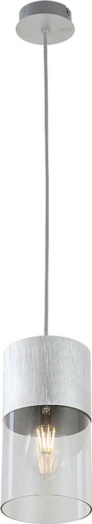 Rabalux 3154 Pendelleuchte 1 Spot Zelkova, E27, silber, rund, Modern, ø120mm