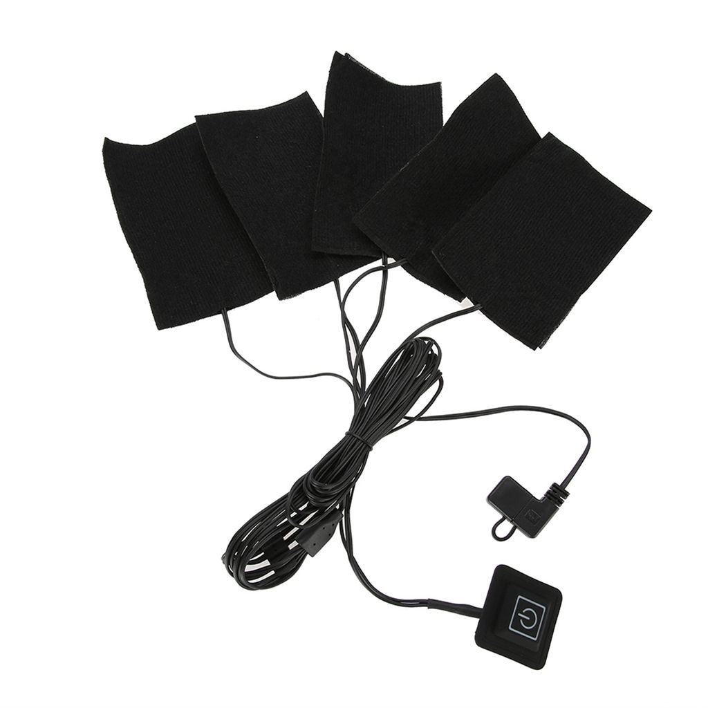 Elektrická vyhrievacia podložka na oblečenie USB s piatimi Obrázok produktu 