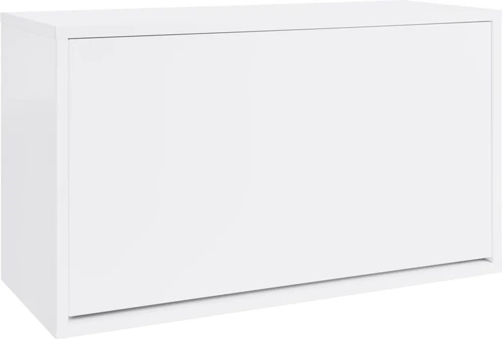 Optimiseur d'espace boîte de rangement anti-encombrement L70 x W30 blanc