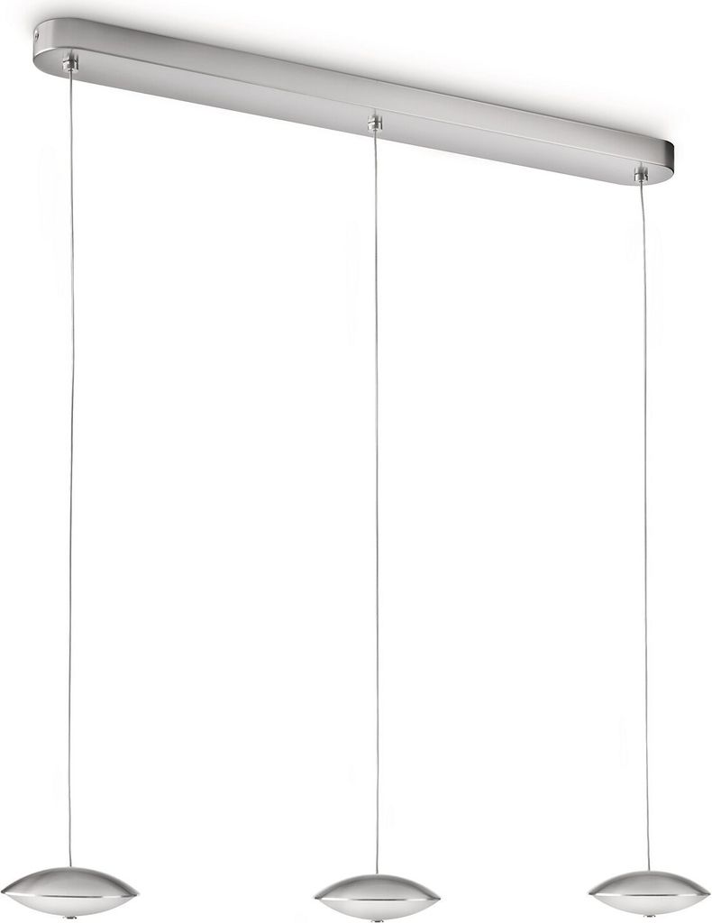 Philips myLiving Pendelleuchte 409611716, Flexible Halterung, Chrom, Metall, Schlafzimmer, Wohnzimmer, Modern, Zeitgenössisch