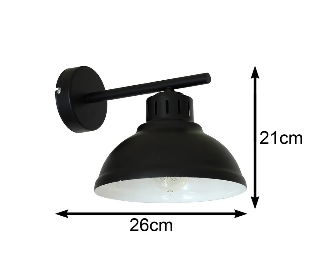 Applique murale noire Sven Loft Industry pour décorer une chambre ado - 4