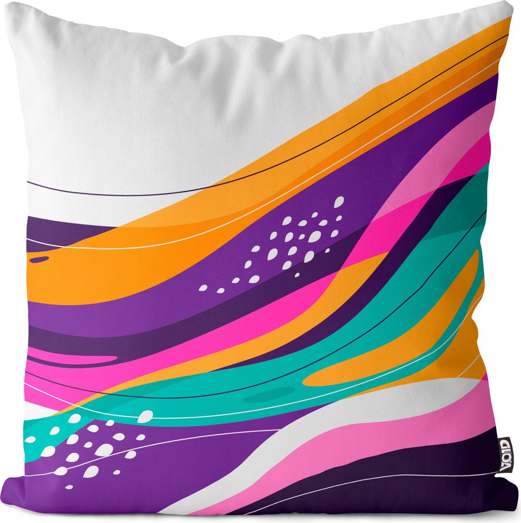 VOID Color Waves Kissenbezug Kissenhülle Sofakissen Kissen Deko Outdoor-Kissen Dekokissen