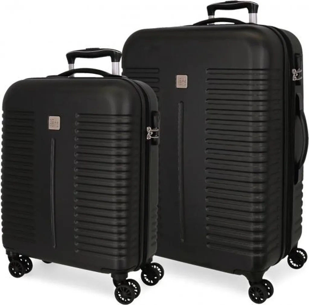 Ensemble de bagages rigides INDIA en ABS avec valise cabine et soute
