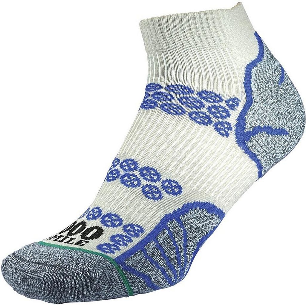 1000 Mile - "Lite" Knöchelsocken für Herren RD2681 (XL) (Silber/Königsblau)