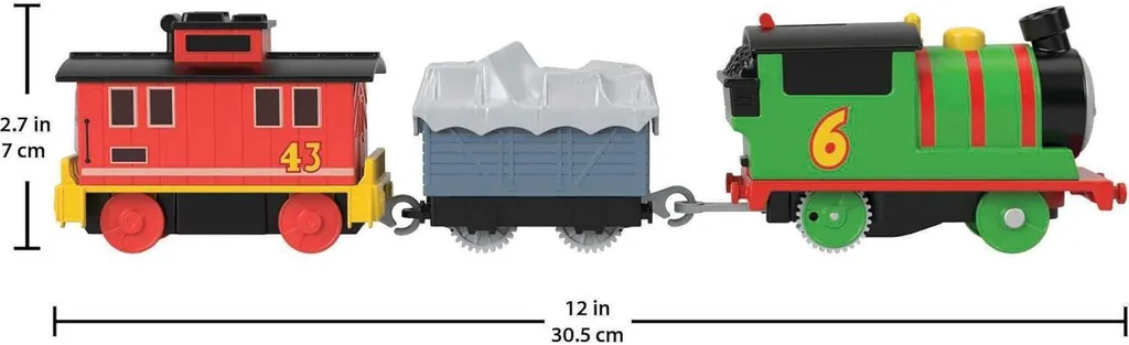 Pack d'extension circuit Thomas : Percy motorisé et wagon de freinage