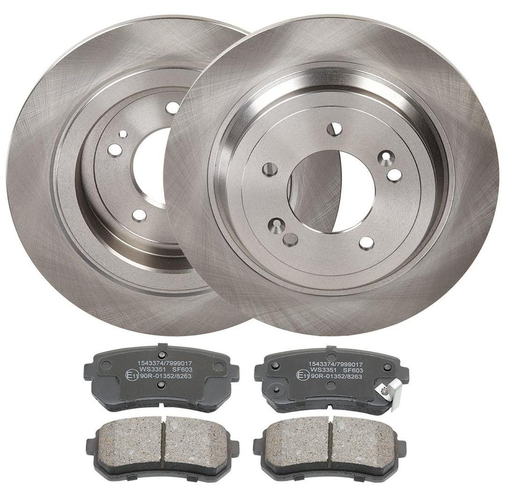RIDEX Bremsenset Hinten Bremsscheiben Beläge Satz für HYUNDAI Tucson (TL, TLE) 302mm