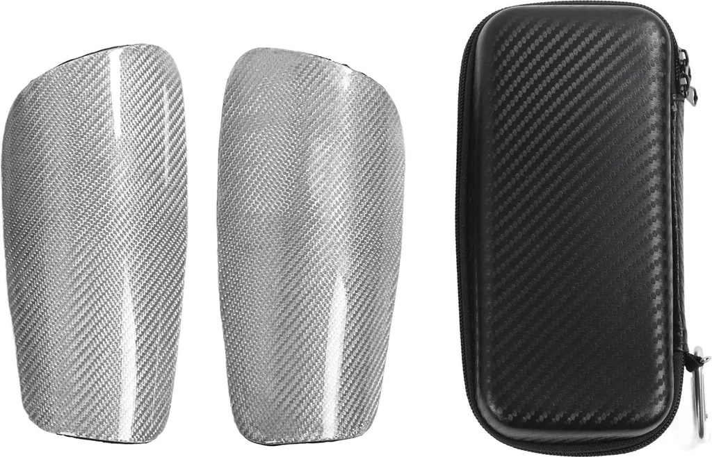 Protège-tibias carbone ultra légers pour enfant footballeur taille S