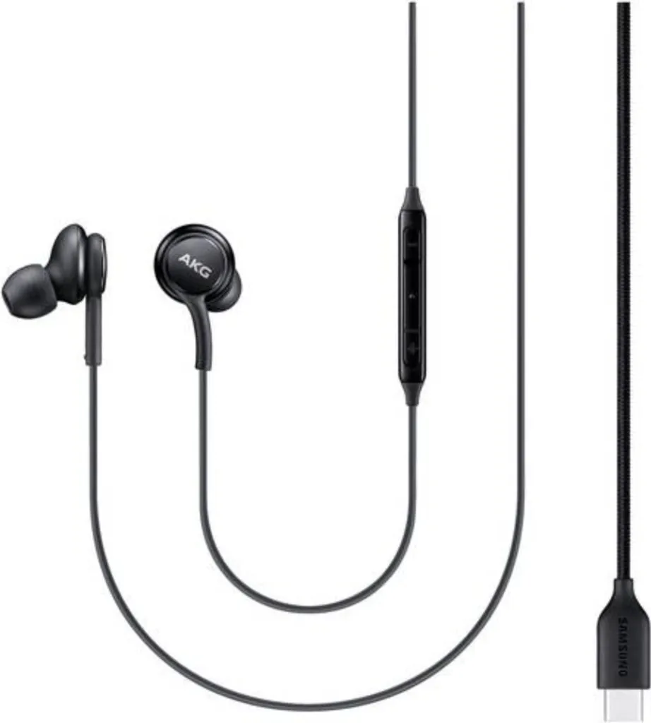 Cuffie stereo Samsung EO-IC100 nere / da dispositivi / connessione USB-C
