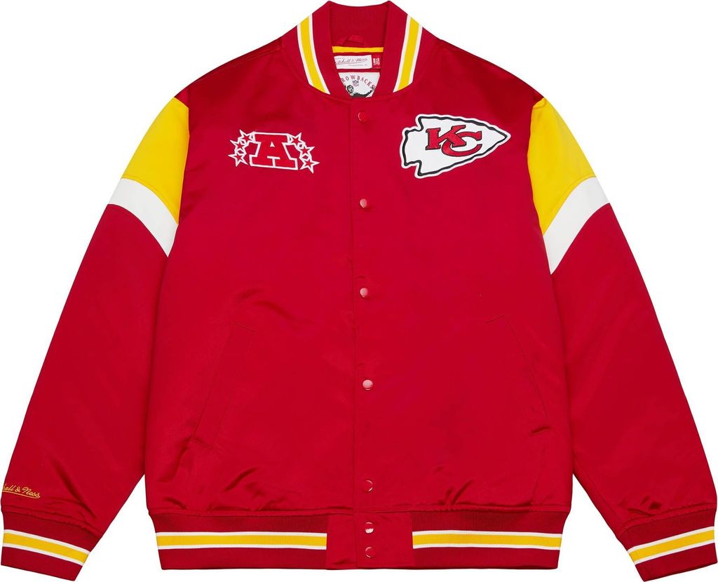 Mitchell & Ness NFL Heavyweight Satin Jacket Kansas City Chiefs red XXL