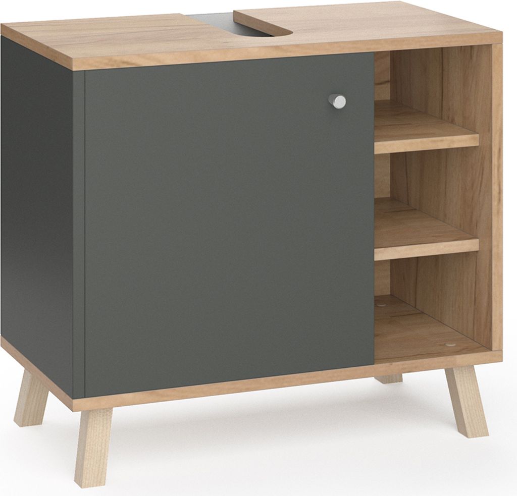 Vicco Waschbeckenunterschrank Senyo, 60 x 54 cm, Produktbild 1