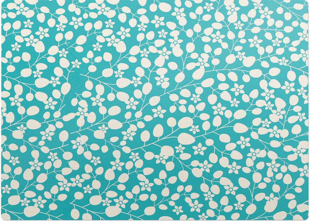 Blumenblattmuster – Bodenschutzmatte – Rutschfest – Schutzmatte für Büro – Vinylmatte – Stuhlunterlage – 140 x 100 cm