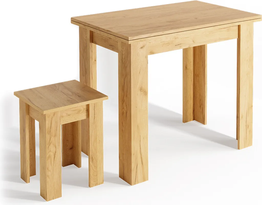 Petite table de salle à manger 60x90cm Vicco Roman pour petit appartement