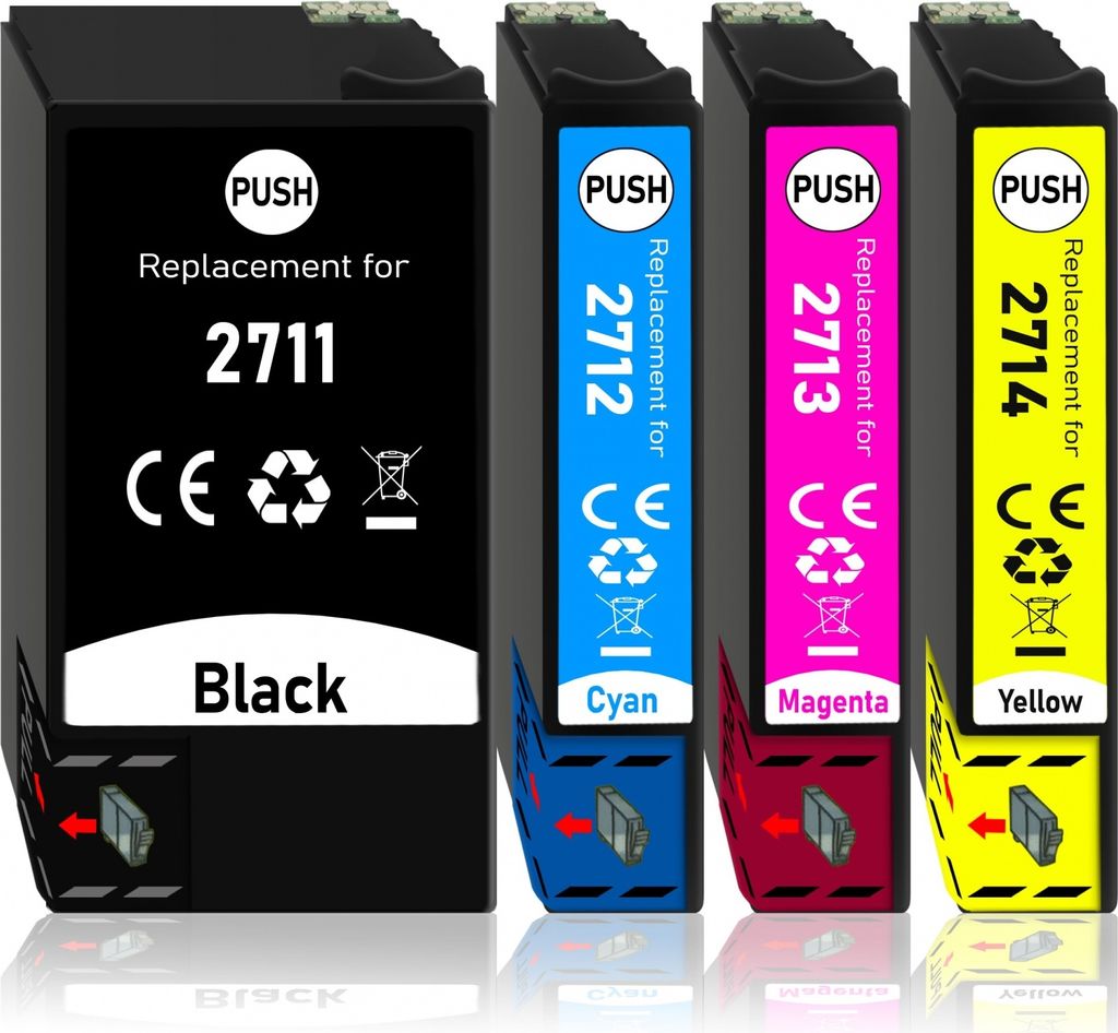 10er Pack Druckerpatronen 27 27XL kompatibel mit Epson WF-7110