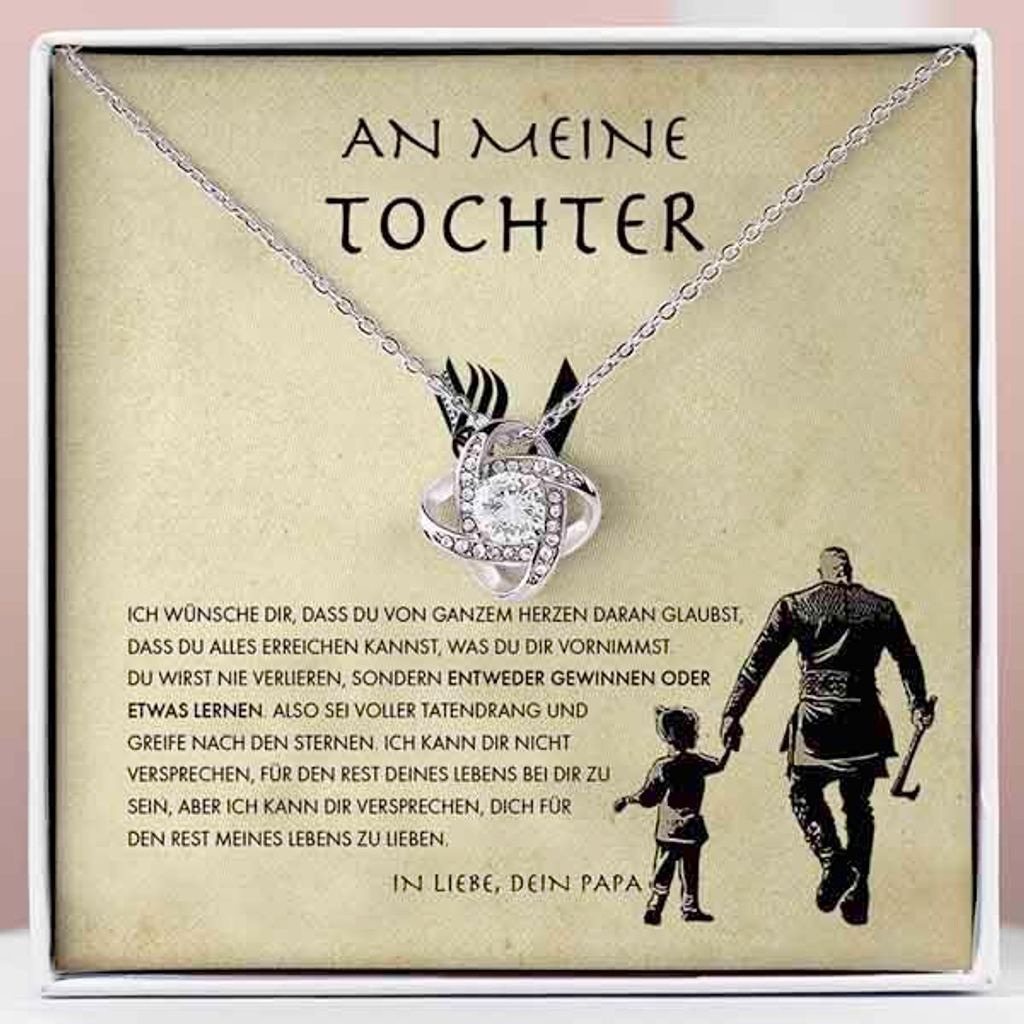 Halskette und Anhänger plattiert mit 14 Karat Weißgold mit Produktbild 