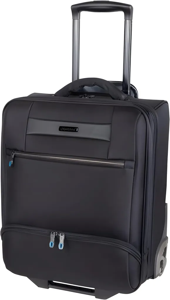 Sac à Dos Trolley Business Noir Résistant avec Compartiment PC 17 Pouces