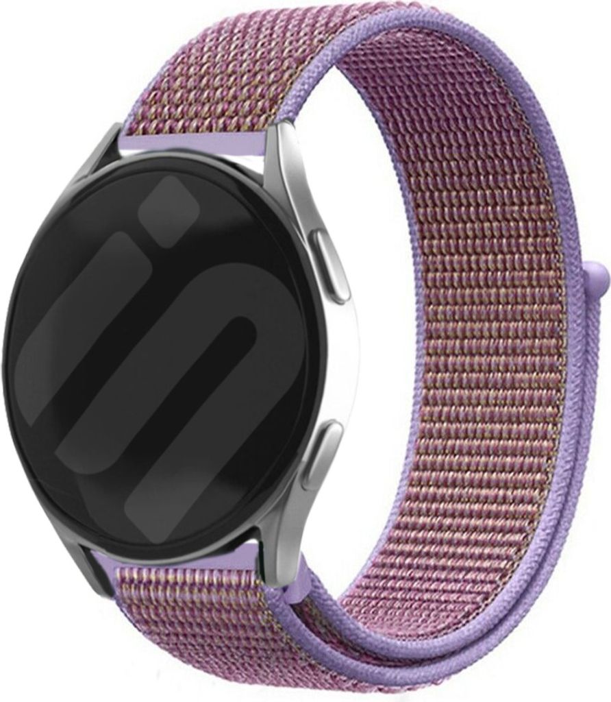 Strap-it Samsung Galaxy Watch 6 Classic 47mm Nylon Armband (Lila)